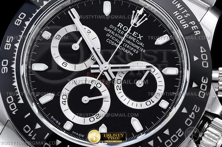 0505 Upgraded ROLDYT0348B – Daytona 116500 CER SS Black 904L BTF Asia 947